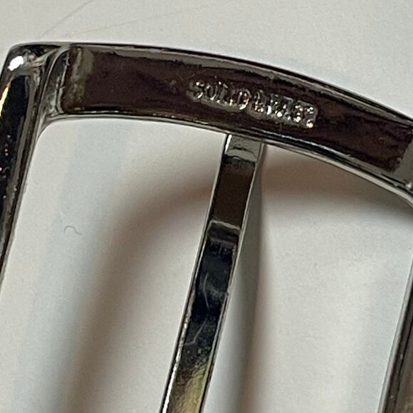 Allen Edmonds Men's Belt – Brown Leather – Size 44 – Style 74047 – Made in USA - Picture 8 of 11